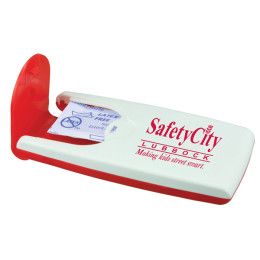 Custom First Aid Snap Top Safety Kit - White with Red - Open