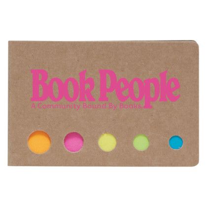 Custom Economy Sticky Flag Booklet - Natural