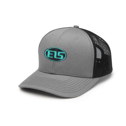 The Hauler Custom Classic Trucker with Embroidered Logo - Gray with Black