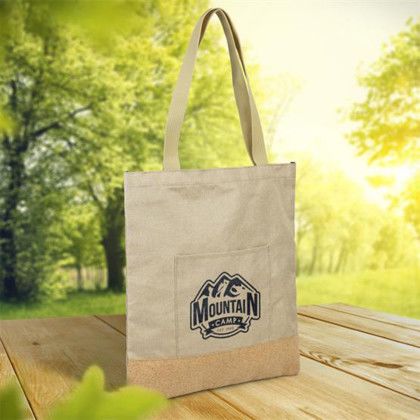 Custom Cork Tote - Outdoors Custom Cork Tote - Outdoors