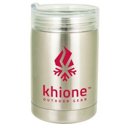 Custom Duo Insulated Stainless Double Walled Beverage Holder/Tumbler with Logo Imprint