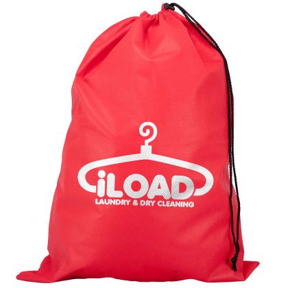 Custom Non-Woven 80 GSM Laundry Bag - Red
