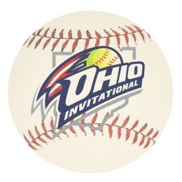 Custom 60 Point Baseball Coaster with Full-Color Imprint
