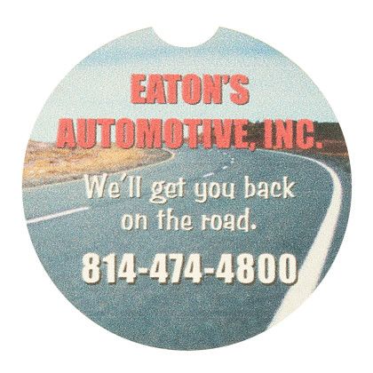 Custom 40 Point Car Coaster - Full Color Imprint Custom 40 Point Car Coaster - Full Color Imprint
