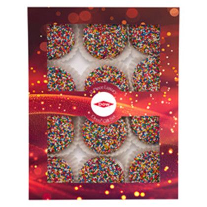 Custom Luxury Chocolate Oreo Gift Sets - Rainbow Nonpareil Sprinkles