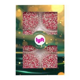 Custom Luxury Chocolate Oreo Gift Sets - Corporate Color Nonpareil Sprinkles