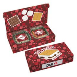 Custom Holiday 2 Way Candy Creation - Wishing You S'MORE Holiday Cheer - Full Color Imprint