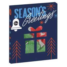 Custom Gift Window Box w/ Holiday Candy - Gummy Holiday Trees - Full Color Imprint