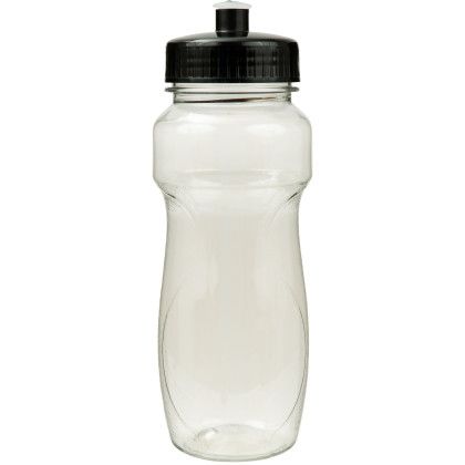 Custom 24oz Eclipse Bottle with Push Pull Lid - Clear