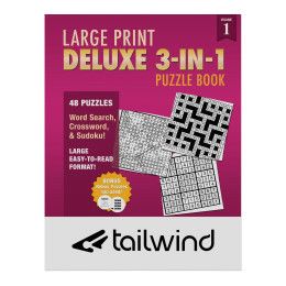 Custom Deluxe Puzzle Book Volume 1 with Logo Imprint