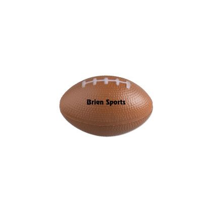Custom Football Shaped Stress Reliever with Imprint