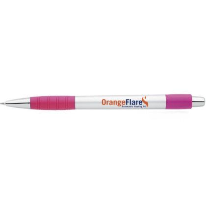 Custom Silver Element Pen - Pink - Multiple Imprint Colors for Added Fee