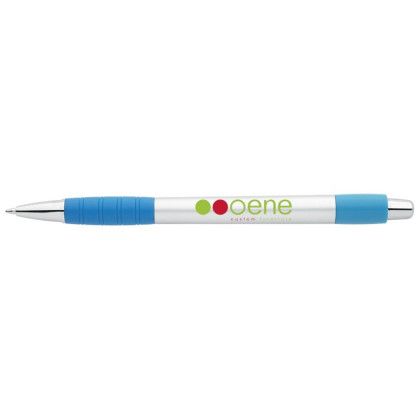 Custom Silver Element Pen - Turquoise - Multiple Imprint Colors for Added Fee