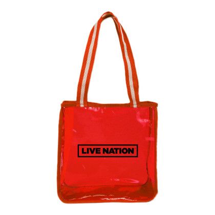 Custom Translucent TPU Tote Bag - Red