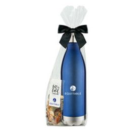 Custom Promo Revolution - 17 Oz. Dual Wall Vacuum Sealed Water Bottle Gift Set