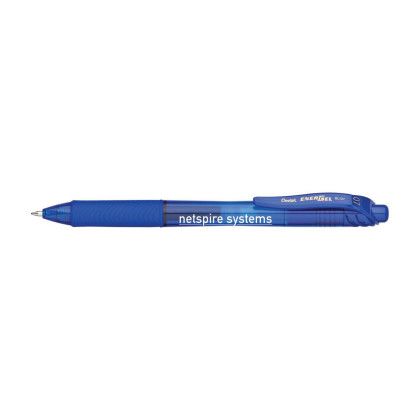 Custom Energel-X Retractable Gel Ink Pen - Blue Custom Energel-X Retractable Gel Ink Pen - Blue