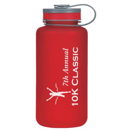 Custom 32 oz. Tritan Hydrator Sports Bottle - Red Custom 32 oz. Tritan Hydrator Sports Bottle - Red