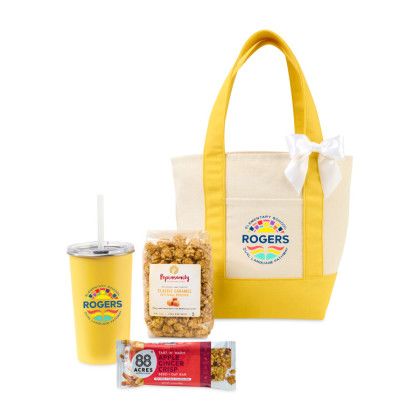 Custom You're Tote-ally Awesome Gift Set - Yellow