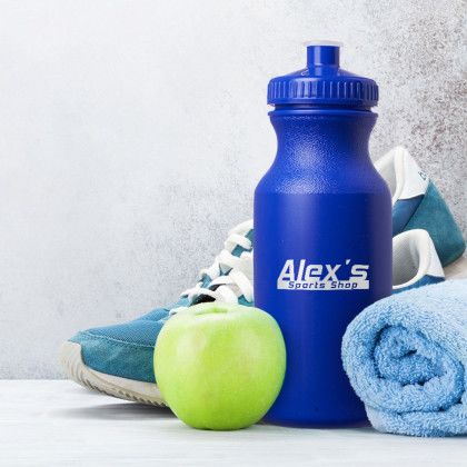 Customized 20oz Sport Bottles with Push Caps