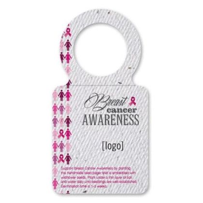 Custom Seed Paper Wine Necker  - Design A