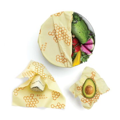 Custom Bees Wrap Set of 3 - In Use