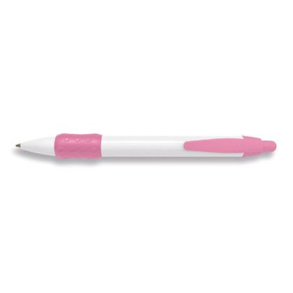 Custom Digital WideBody Color Grip Pen - Pink