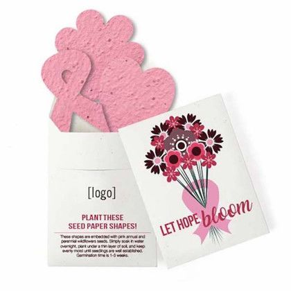 Breast Cancer Awareness Pocket Garden Cardstock - Design I