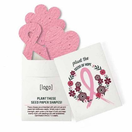 Breast Cancer Awareness Pocket Garden Cardstock - Design J