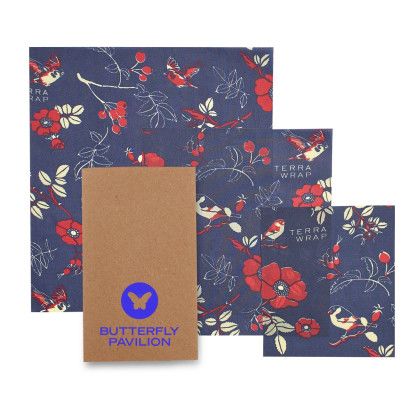 Custom Bees Wrap Set of 3 - Botanical