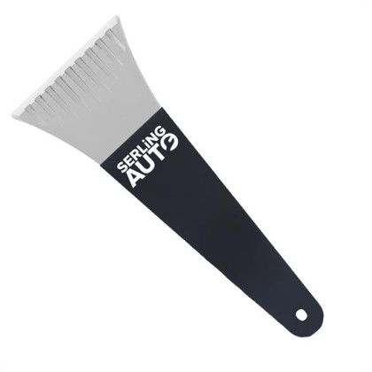 Heavy Duty Polar Ice Scraper - 10 Inch - Navy Blue Handle with Clear Blade Heavy Duty Polar Ice Scraper - 10 Inch - Navy Blue Handle with Clear Blade