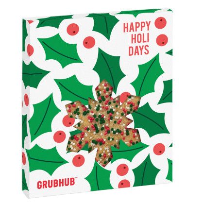 Custom Holiday Snowflake Window Box - Sugar Cookie w/ Holiday Nonpareils