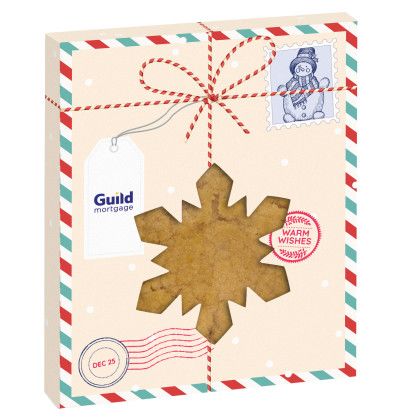 Custom Holiday Snowflake Window Box - Sugar Cookie Custom Holiday Snowflake Window Box - Sugar Cookie