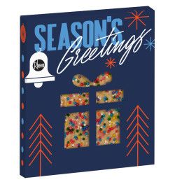 Custom Holiday Gift Window Box - Sugar Cookie w/ Rainbow Nonpareils