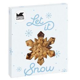 Holiday Snowflake Window Box- Oatmeal Raisin Cookie