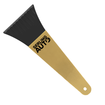 Heavy Duty Polar Ice Scraper - 10 Inch - Eco Tan Handle with Black Blade Heavy Duty Polar Ice Scraper - 10 Inch - Eco Tan Handle with Black Blade