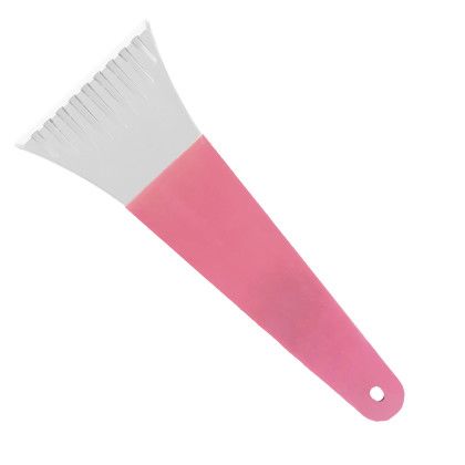 Heavy Duty Polar Ice Scraper - 10 Inch - Pink Handle with Clear Handle Heavy Duty Polar Ice Scraper - 10 Inch - Pink Handle with Clear Handle