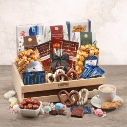 Custom Crate Full of Snacks with Imprint