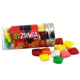 Custom Tube with Mini Chicklets Gum - Full-Color Imprint Custom Tube with Mini Chicklets Gum - Full-Color Imprint