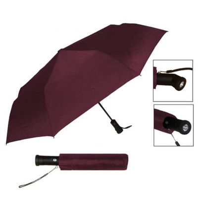 The Storm Custom Flash Umbrella - Maroon