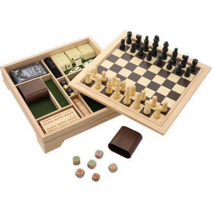 Custom Lifestyle 7-in-1 Desktop Game Set - Contents