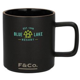 Custom Field & Co Stoneware Mug 11oz - Black