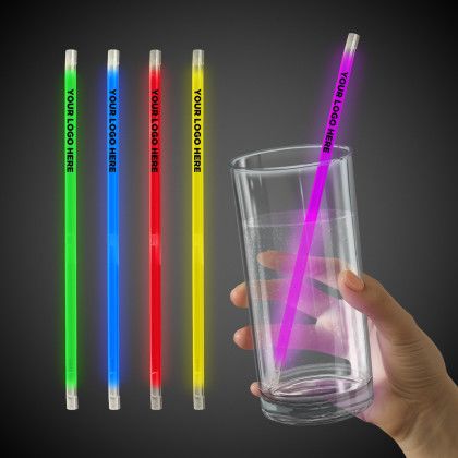 Custom Supreme Glow Straw - 9"