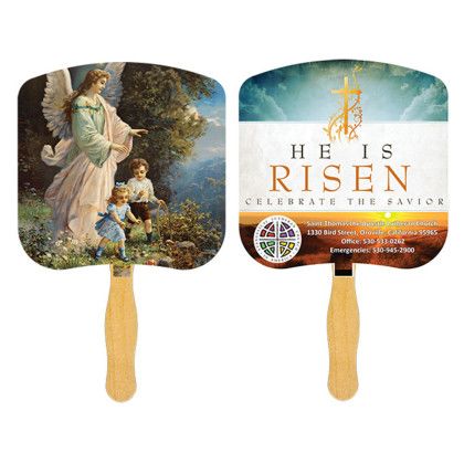 Custom Guardian Angel Fan- Full Color