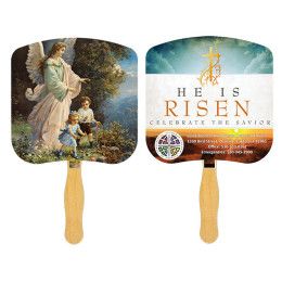 Custom Guardian Angel Fan- Full Color