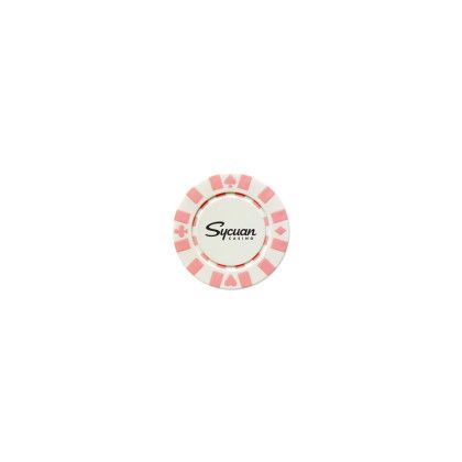 Custom Ceramic Poker Chip - Pink