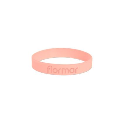 Custom USA Screen Printed Silicone Bracelet - Pink Custom USA Screen Printed Silicone Bracelet - Pink