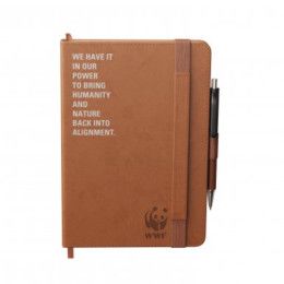 Custom Preston Eco Hard Cover Journal and Pen Combo - Walnut