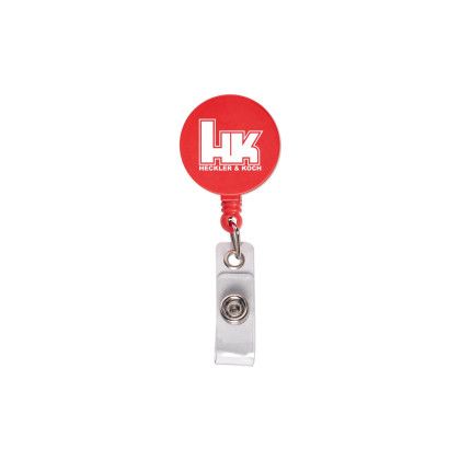 Custom 32MM Round Badge Reel - Red