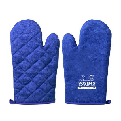 Custom Oven Mitt - Blue