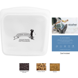 Custom Stasher Sandwich Kit 5 - Chocolate Almonds, Cookies, or Granola